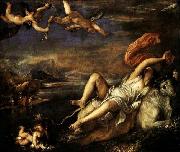 TIZIANO Vecellio, Rape of Europa